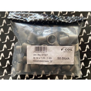 Völkel M14X1.25-1.5D Helicoil Yay V-Coıl 50 Adet Fiyatı