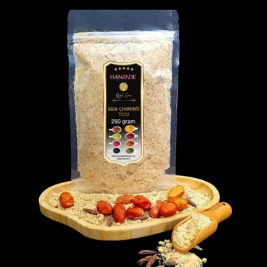 Hanzade Bitkisel Iğde Çekirdeği Tozu 250 gr Taze Öğütülmüş Günlük