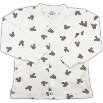 Sema Baby Mickey Mouse Bebek Pijama Takımı &ndash; Ekru 0-3 Ay fiyatları