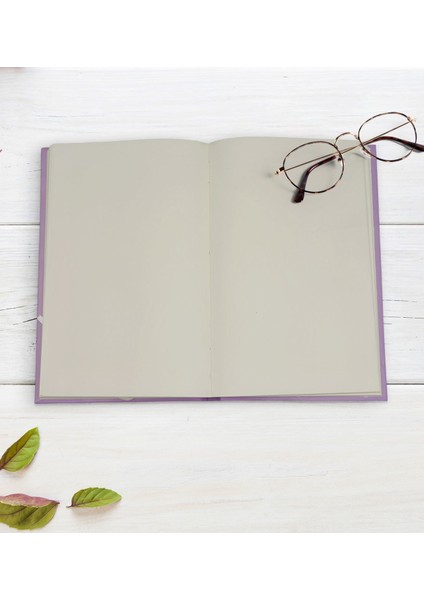 Kişiye Özel Isimli Sert Kapaklı Lila Lastikli Defter -9 fiyatları
