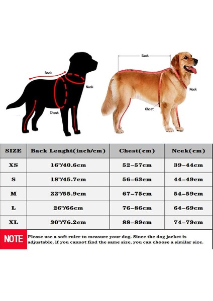Kalınlaştırılmış Köpek Kıyafeti Kırmızı-S (Yurt Dışından) fiyatları
