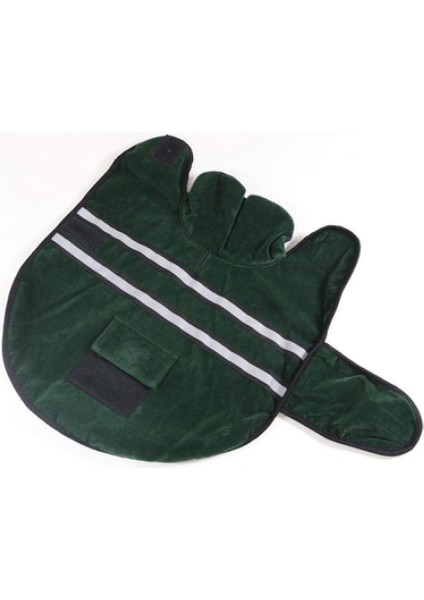 Dog Yansıtıcı Pamuk Ceket Yeşil-S (Yurt Dışından)