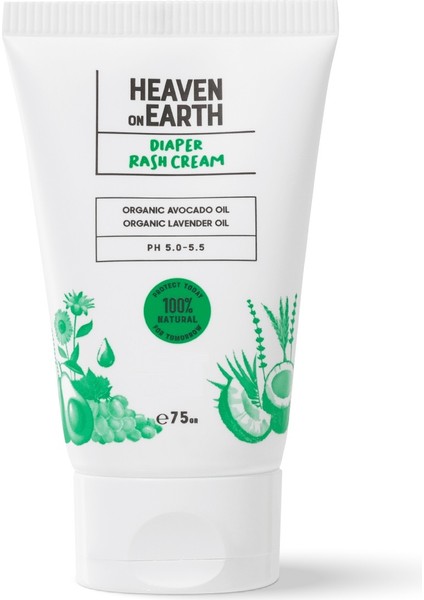 Heaven on Earth HonE %100 DOĞAL VE ORGANİK içerikli Pişik  Krem/ Heaven on Earth HonE 100% Natural Diaper Rash Cream-75gr