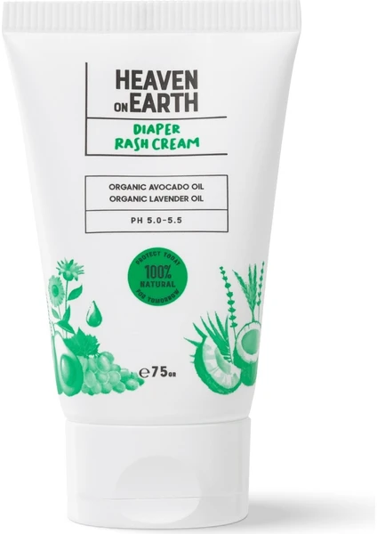 Heaven on Earth HonE %100 DOĞAL VE ORGANİK içerikli Pişik  Krem/ Heaven on Earth HonE 100% Natural Diaper Rash Cream-75gr