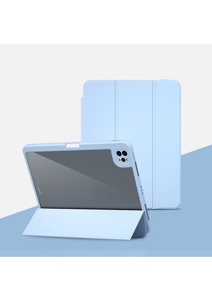 iPad Pro 11 2020 Beyaz İçin Manyetik Deri Akıllı Kılıf (Yurt Dışından)