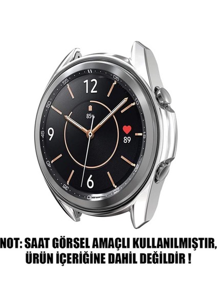 Galaxy Watch 3 ile Uyumlu 41 mm ( Önü Açık ) Wafture Silikon Kılıf Watch 3 41 mm Akıllı Saat Kılıf