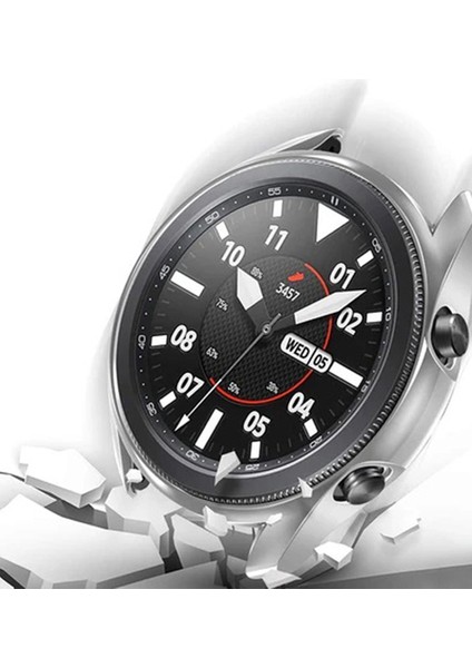 Galaxy Watch 3 ile Uyumlu 41 mm ( Önü Açık ) Wafture Silikon Kılıf Watch 3 41 mm Akıllı Saat Kılıf