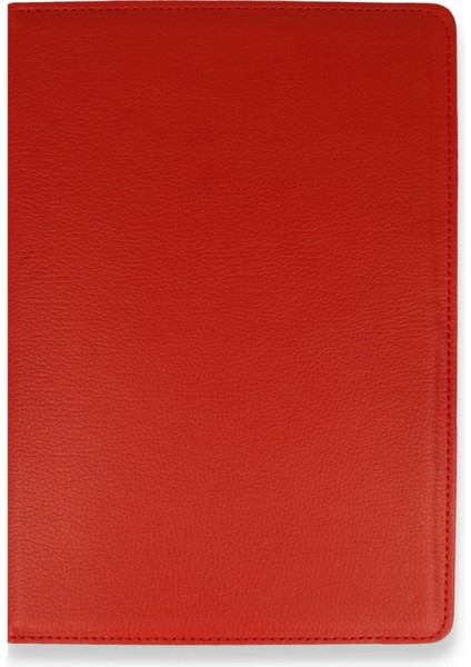 iPad 10.2 (8.nesil) Kılıf 360 Tablet Dönerli Kılıf - Kırmızı