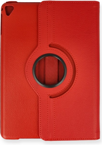 iPad 9.7 (2018) Kılıf 360 Tablet Dönerli Kılıf - Kırmızı fiyatları