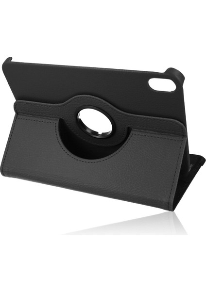 iPad Mini 6 Kılıf 360 Tablet Dönerli Kılıf - Siyah