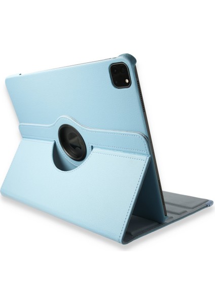 iPad Pro 12.9 (2018) Kılıf 360 Tablet Dönerli Kılıf - Turkuaz