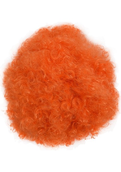 Cadılar Bayramı Erkek Kadın Turuncu Kıvırcık Afro Sirk Palyaço Peruk (Yurt Dışından)