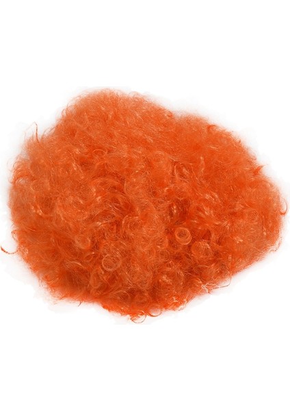 Cadılar Bayramı Erkek Kadın Turuncu Kıvırcık Afro Sirk Palyaço Peruk (Yurt Dışından) fiyatları