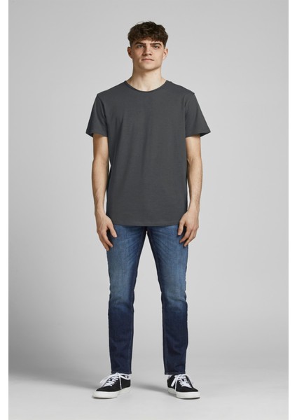 Jjebasher Tee O-Neck Ss Noos Krem Erkek T-Shirt 12182498-Crock fiyatları