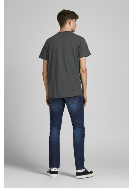 Jjebasher Tee O-Neck Ss Noos Krem Erkek T-Shirt 12182498-Crock modelleri