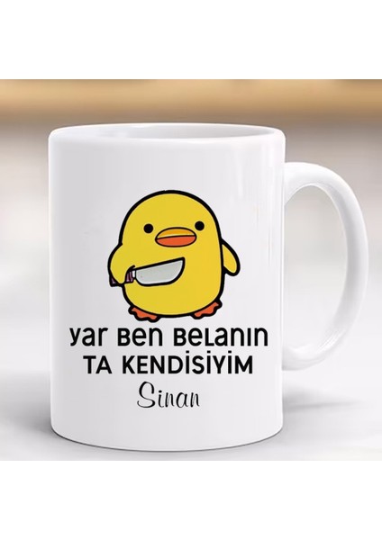 Kişiye Özel Kupa Bardak Yar Ben Balanın