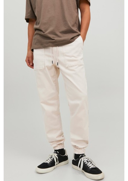 Jpstgordon Jjlewıs Jogger Ama Noos Beyaz Erkek Eşofman 12229712-Moonb