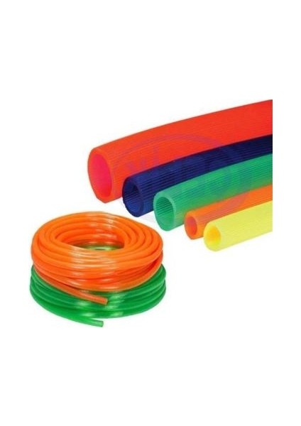 Naturel Silikonlu Bahçe Hortumu 1/2" 25 Metre Kırmızı