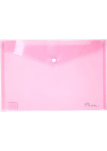 Zarf Dosya Şeffaf Pembe
