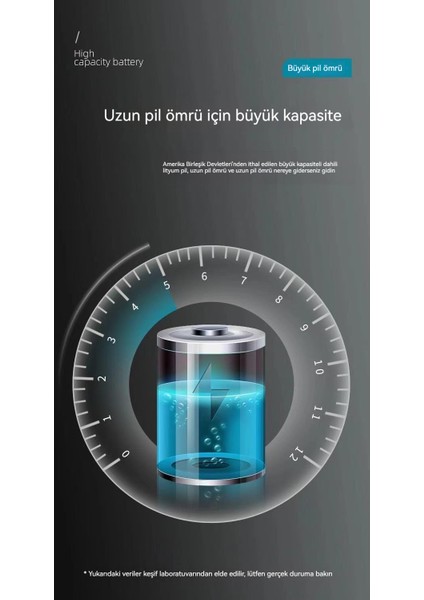 Beş Başlı Farlar Parlak Süper Parlak Şarj Edilebilir Uzun Menzilli LED El Feneri (Yurt Dışından)