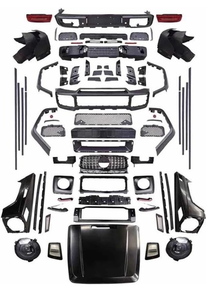 Mercedes W463 W464 V Tip Full Body Kit Dönüşüm Seti