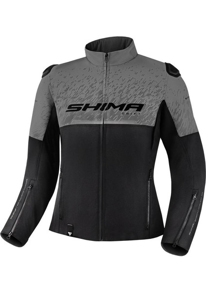 Shima Drift Kadın Korumalı Motosiklet Montu (Gri)