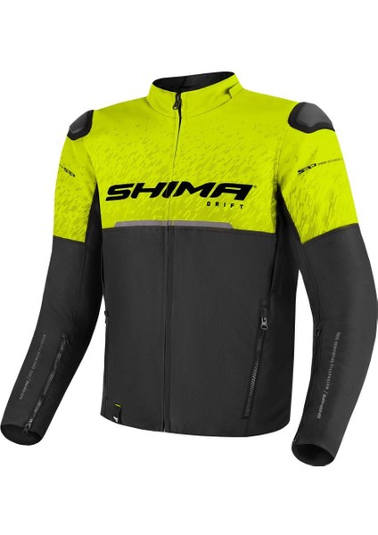 Shima Drift Korumalı Motosiklet Montu (Sarı)