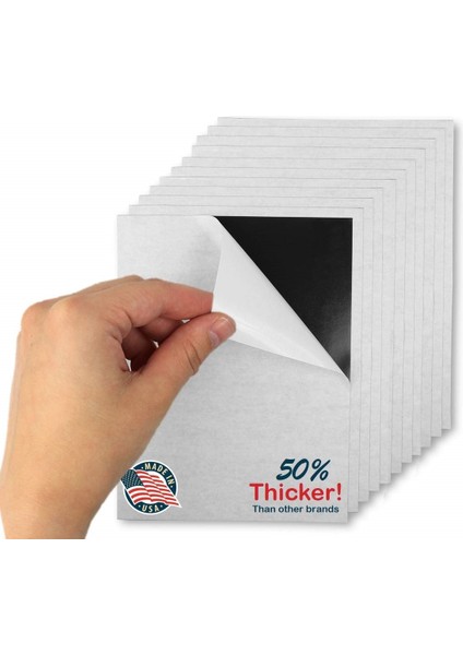 Kendinden Yapışkanlı Fotoğraf Magneti 10CM X15CM Magnet Mıknatıs (12) adet