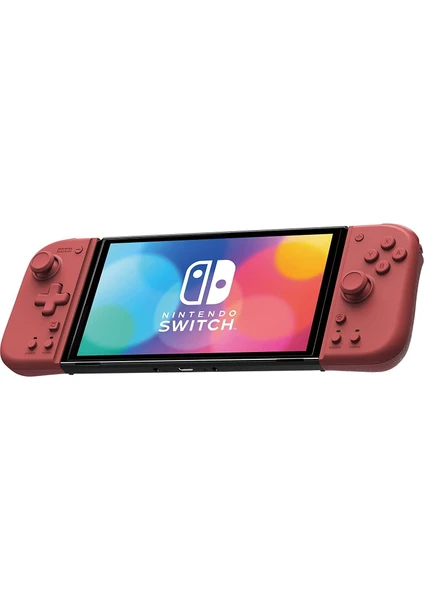 Nintendo Switch OLED Split Pad Compact Apricot Red Edition