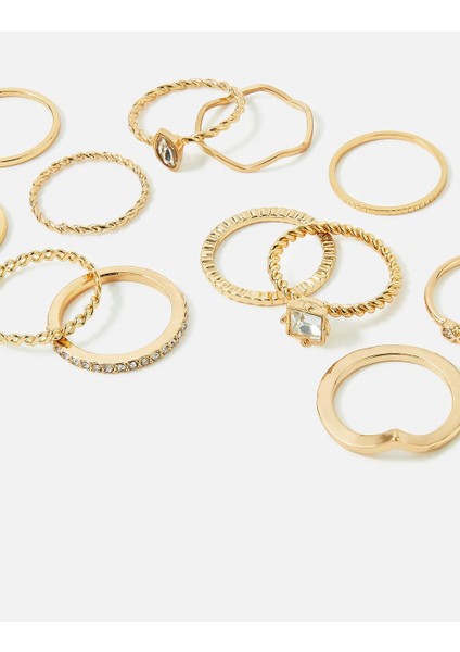 Taşlı Yüzük Seti x 12 modelleri