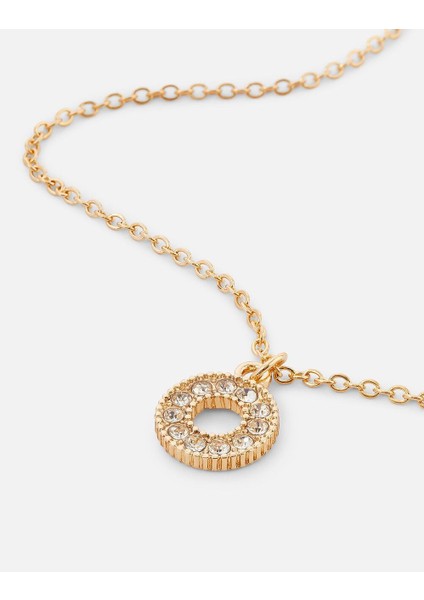 Sparkle Circle Kolye Gold modelleri