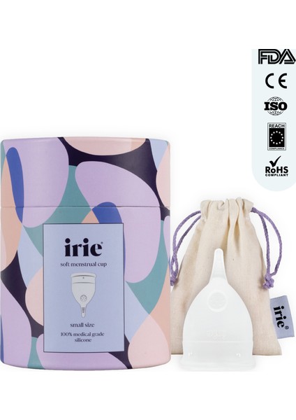 Adet Kabı Regl Kabı Menstrüel Kap Menstrual Cup Yumuşak & Hassas / Alman %100 Medikal Silikon