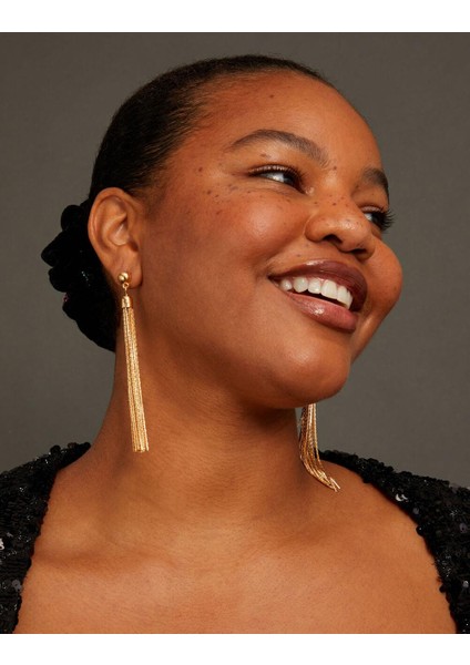 Sallantılı Küpe Gold