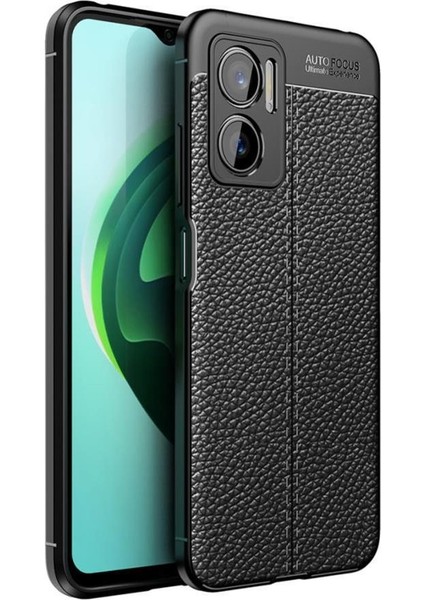 Xiaomi Redmi Note 11E Kılıf Deri Desenli Kamera Korumalı Silikon