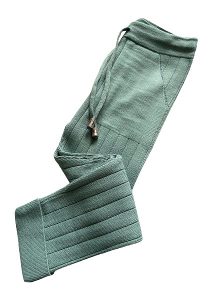 Beli Bağcıklı Çift Cepli Fitilli Triko Pantolon fiyatları