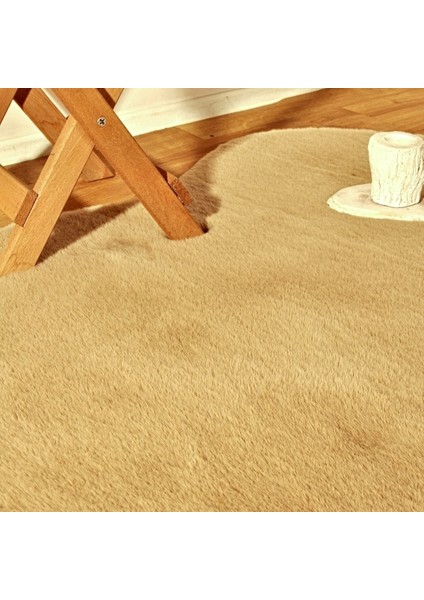 Rex Tavşanı Dekoratif Çift Kafa Peluş Post Camel (Tüy Yüksekliği 22 Mm) fiyatları