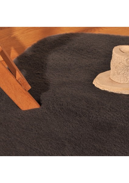 Rex Tavşanı Dekoratif Çift Kafa Peluş Post Antrasit (Tüy Yüksekliği 22 Mm) fiyatları