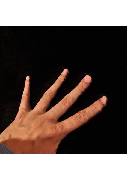 Rex Tavşanı Dekoratif Çift Kafa Peluş Post Siyah (Tüy Yüksekliği 22 Mm) modelleri