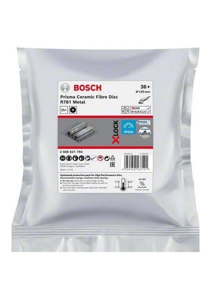 X-Lock R781 Prisma 125 mm 36+ K Fiber