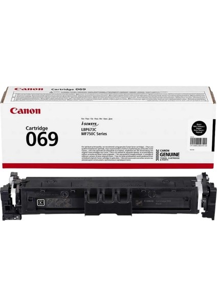 LBP673CDW MF752CDW MF754CDW 5094C002 CRG-069 Siyah Orijinal Toner 2100 Sayfa