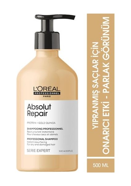 LOREAL Serie Expert Absolut Repair Onarıcı Şampuan 500ml