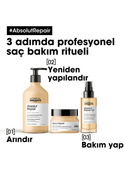 LOREAL Serie Expert Absolut Repair Onarıcı Şampuan 500ml modelleri