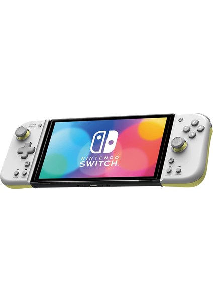 Nintendo Switch OLED Split Pad Compact Light Grey Yellow Edition