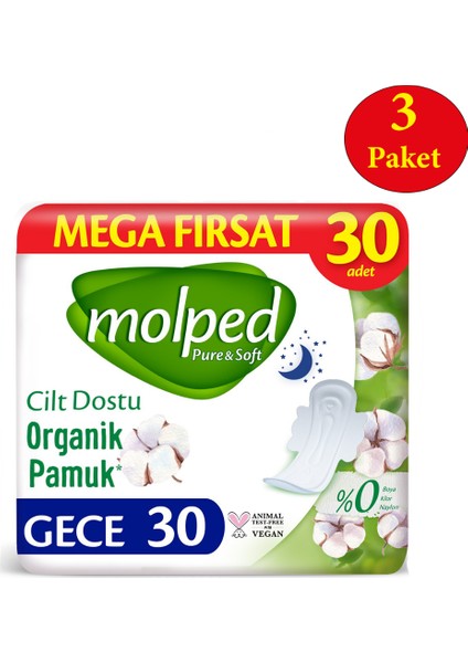 Pure & Soft Mega Fırsat Gece Ultra 90 Adet
