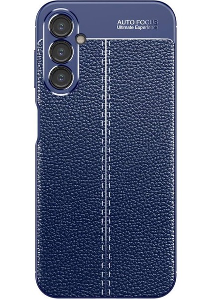 Galaxy A14 Kılıf Deri Desenli Kamera Korumalı Silikon