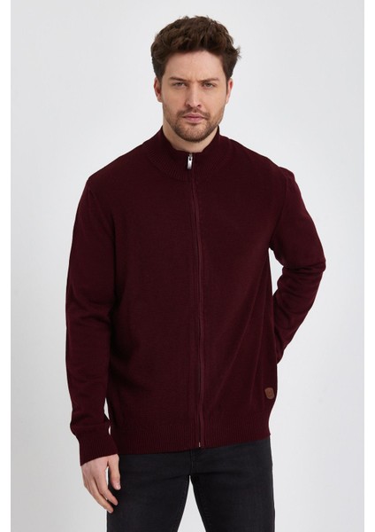 Yarım Balıkçı Yaka Fermuarlı Hırka (E22-5717) fiyatları