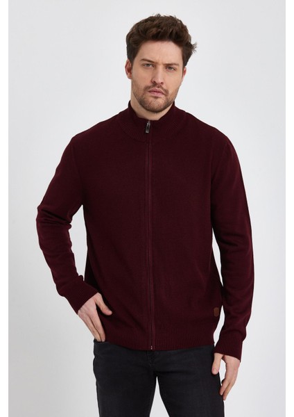 Yarım Balıkçı Yaka Fermuarlı Hırka (E22-5717) fırsatları