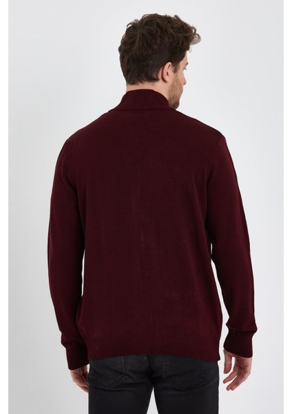 Yarım Balıkçı Yaka Fermuarlı Hırka (E22-5717) indirimleri