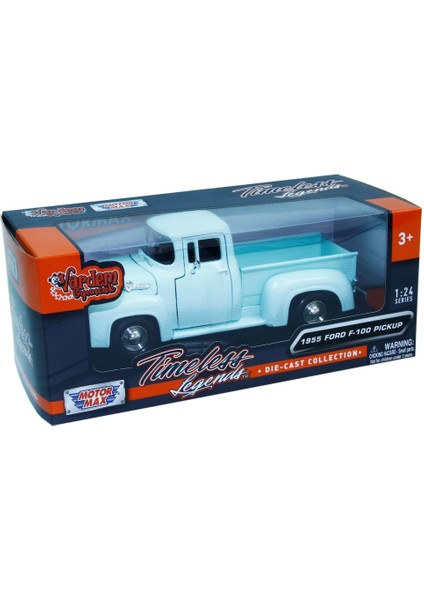 Koleksiyonerler Için 1955 Model Ford F-100 Pickup 1:24 Ölçek