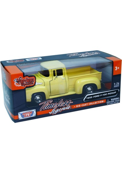 Koleksiyonerler Için 1955 Model Ford F-100 Pickup 1:24 Ölçek